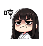 七月半❤️可愛い小女鬼❤️大げさな表情（個別スタンプ：7）