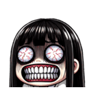 七月半❤️可愛い小女鬼❤️大げさな表情（個別スタンプ：22）