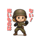 戦う女性（マスコット）（個別スタンプ：12）