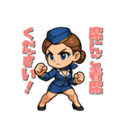 戦う女性（マスコット）（個別スタンプ：15）