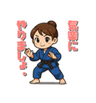 戦う女性（マスコット）（個別スタンプ：17）