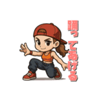 戦う女性（マスコット）（個別スタンプ：23）