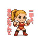 戦う女性（マスコット）（個別スタンプ：34）