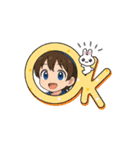 セーラー服アトちゃんスタンプ動画（個別スタンプ：3）