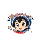セーラー服アトちゃんスタンプ動画（個別スタンプ：6）