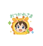 セーラー服アトちゃんスタンプ動画（個別スタンプ：7）