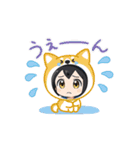 セーラー服アトちゃんスタンプ動画（個別スタンプ：9）