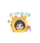 セーラー服アトちゃんスタンプ動画（個別スタンプ：15）
