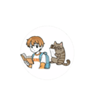 ほのぼのホワイト（個別スタンプ：3）
