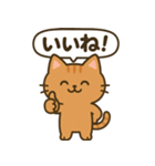 まるねこスタンプ：毎日使えるひとこと集（個別スタンプ：12）