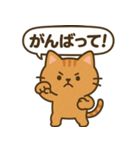 まるねこスタンプ：毎日使えるひとこと集（個別スタンプ：15）