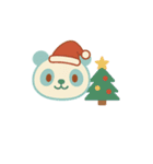 癒しモフ♡クリスマス＆お正月パンダ（個別スタンプ：1）