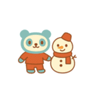 癒しモフ♡クリスマス＆お正月パンダ（個別スタンプ：5）
