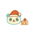 癒しモフ♡クリスマス＆お正月パンダ（個別スタンプ：6）