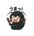 マルミちゃんの防御力高め日常スタンプ（個別スタンプ：3）