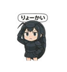 マルミちゃんの防御力高め日常スタンプ（個別スタンプ：10）