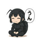 マルミちゃんの防御力高め日常スタンプ（個別スタンプ：15）