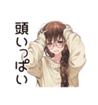 SNS疲れ女子の休息♡（個別スタンプ：6）