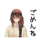 SNS疲れ女子の休息♡（個別スタンプ：8）