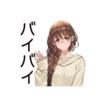 SNS疲れ女子の休息♡（個別スタンプ：10）