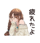 SNS疲れ女子の休息♡（個別スタンプ：12）