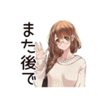 SNS疲れ女子の休息♡（個別スタンプ：36）