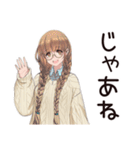 SNS疲れ女子の休息♡（個別スタンプ：40）