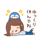 ほんわか女子とどうぶつたちの日常スタンプ（個別スタンプ：22）
