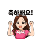 K-POPアイドル・ピンクドール スタンプ（個別スタンプ：6）