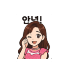 K-POPアイドル・ピンクドール スタンプ（個別スタンプ：20）