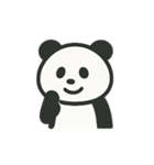 シュールで毎日使える文字なしパンダ（個別スタンプ：16）