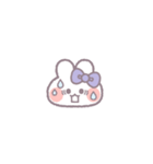 動くうしゃぎ！！1-1 紫色（個別スタンプ：3）