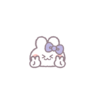 動くうしゃぎ！！1-1 紫色（個別スタンプ：7）