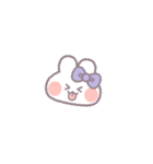 動くうしゃぎ！！1-1 紫色（個別スタンプ：13）