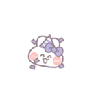動くうしゃぎ！！1-1 紫色（個別スタンプ：15）
