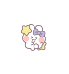 動くうしゃぎ！！1-1 紫色（個別スタンプ：22）