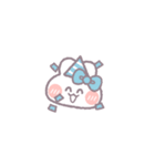 動くうしゃぎ！！1-1 水色（個別スタンプ：15）