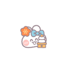 動くうしゃぎ！！1-1 水色（個別スタンプ：17）