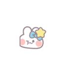動くうしゃぎ！！1-1 水色（個別スタンプ：24）