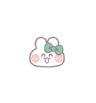 動くうしゃぎ！！1-1 緑色（個別スタンプ：1）