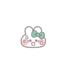 動くうしゃぎ！！1-1 緑色（個別スタンプ：3）