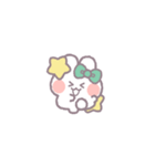 動くうしゃぎ！！1-1 緑色（個別スタンプ：22）