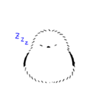 ふさふさシマエナガ（個別スタンプ：9）