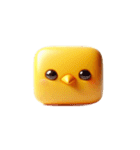 ブロックひよこ・毒舌セリフ（個別スタンプ：3）