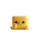 ブロックひよこ・毒舌セリフ（個別スタンプ：25）