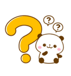 パンダさん♡カラフルでか文字（個別スタンプ：13）
