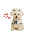 【AI】ふわもこ白いトイプードル2（個別スタンプ：31）