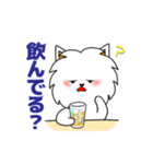 酒飲み酔っぱらいポメチワあるあるスタンプ（個別スタンプ：2）