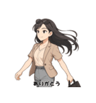 ゆるOLスタンプ：気づかい女子編（個別スタンプ：29）