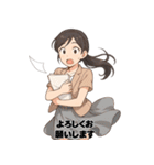 ゆるOLスタンプ：気づかい女子編（個別スタンプ：35）